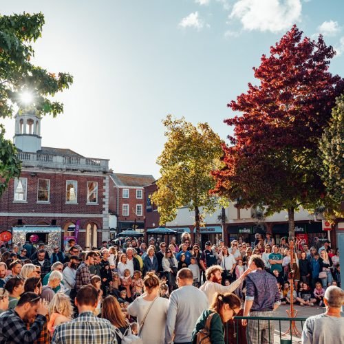 Christchurch town centre community event